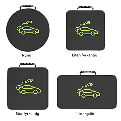 CableCrate - Oppbevaringspose for elbilkabel | Brannsikker og vanntett veske for ladere, kabler og tilbehør til elbiler