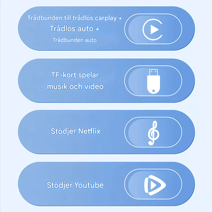 StreamRide – SmartBox | Gjør din kablede CarPlay om til trådløs CarPlay og Android Auto med videoapper
