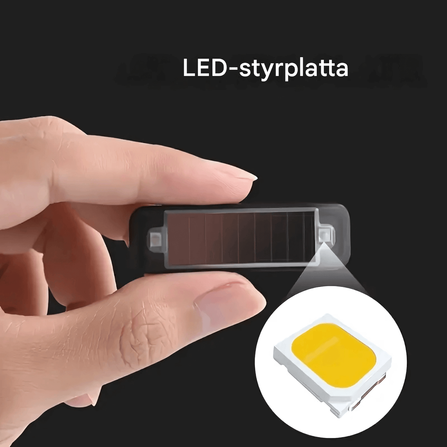 SolarRay - Solcellsdriven LED-varningslampa för Bil, Motorcykel & Cykel – Självlysande Säkerhet i Rörelse