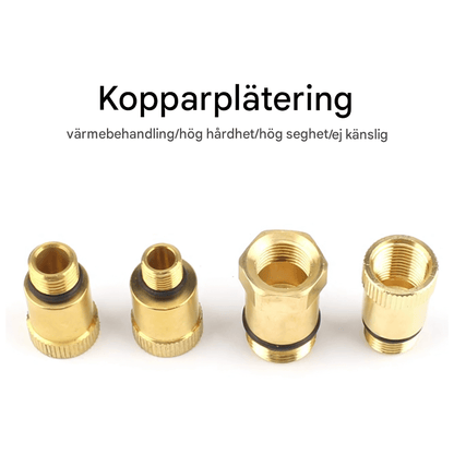 TestVibe - Kompressionstestare | 8-delars Mätarset för Bensinmotorer med 0–300 PSI Tryckmätare