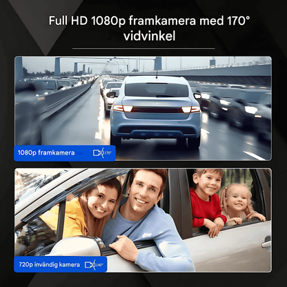 RoadSight – 1080P WiFi Dashcam med Nattläge, Rörelsedetektering & 24h Parkeringsövervakning
