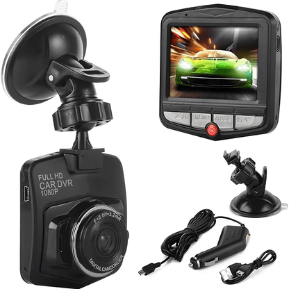 DriveProof - Kompakt Bilkamera med Vidvinkel, Loop-inspelning & Parkeringsövervakning