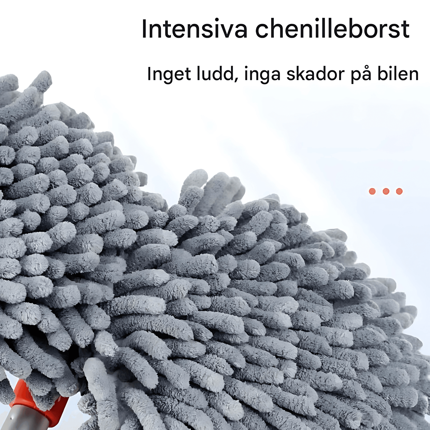 RotoReach - Teleskopisk Biltvättmopp med Dubbelborste, 360° Roterande Huvud och Löstagbar Design