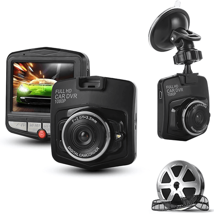 DriveProof - Kompakt Bilkamera med Vidvinkel, Loop-inspelning & Parkeringsövervakning