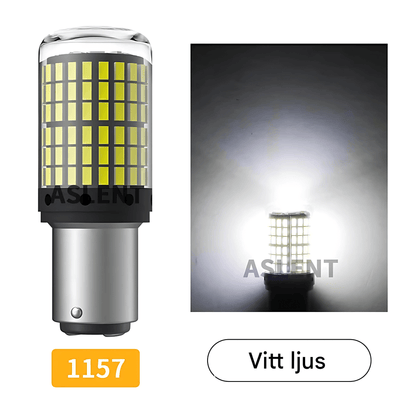 BrightCore -  2-pack Signal LED-lampor för blinkers och bromsljus | CanBus-kompatibla 12V för bil & MC
