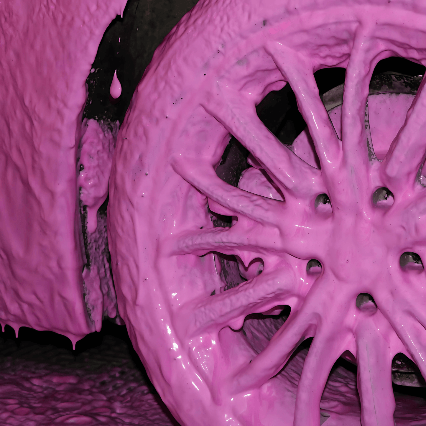 FoamBliss - Rosa Aktivt Skum Schampo | Touchless Förtvätt för Biltvätt med Färgeffekt