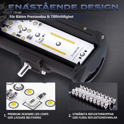 UrbanBeam 2.1 – 20" LED Ramp, 324W, 4ROW+2ROW Teknik, CREE-Dioder, DT-2 Kabelsats
