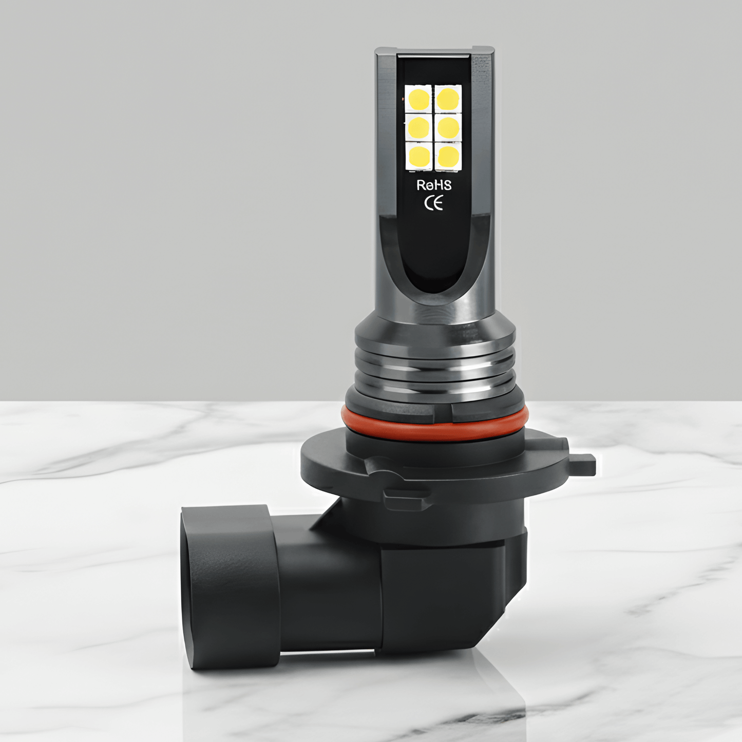 VividLux - 2 LED-ajovalopolttimot valkoisella tai kultaisella valolla 12SMD 3030, 360 ° valaistus ja universaali 12-24V-asennus autoihin