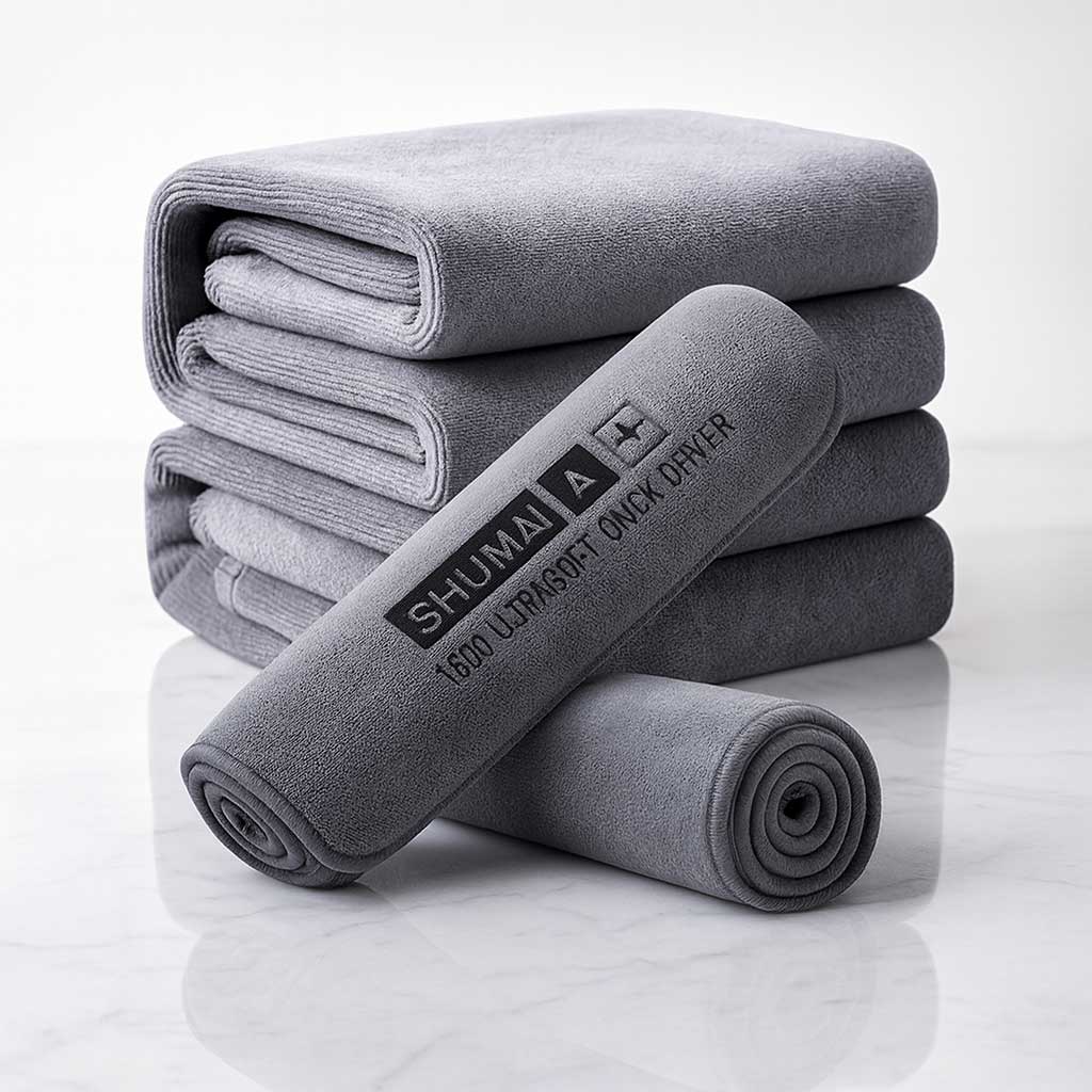 GlossFiber Towel - Premium mikrofiberduk för bilvård och rengöring | stark uppsugningsförmåga