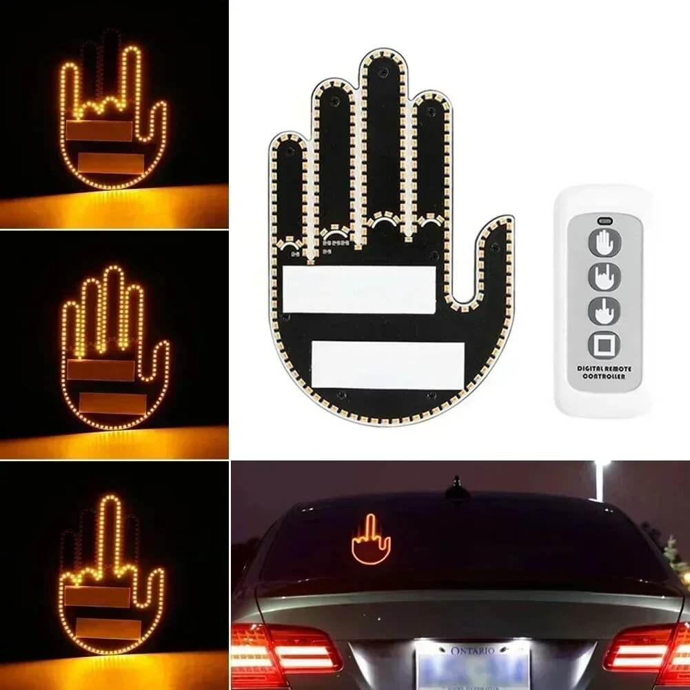 HandiLite - Kreativ Handformad Lampa för Bil med Fjärrkontroll