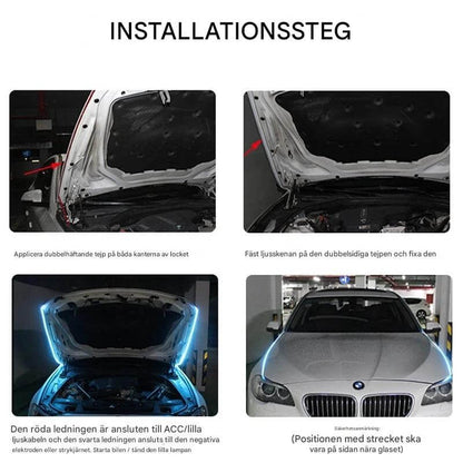 LumiStrip - Vanntett 150 cm LED DRL-lyslist for stilig bildekor
