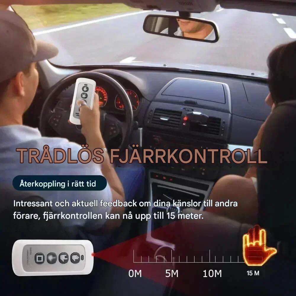 HandiLite - Kreativ Handformad Lampa för Bil med Fjärrkontroll