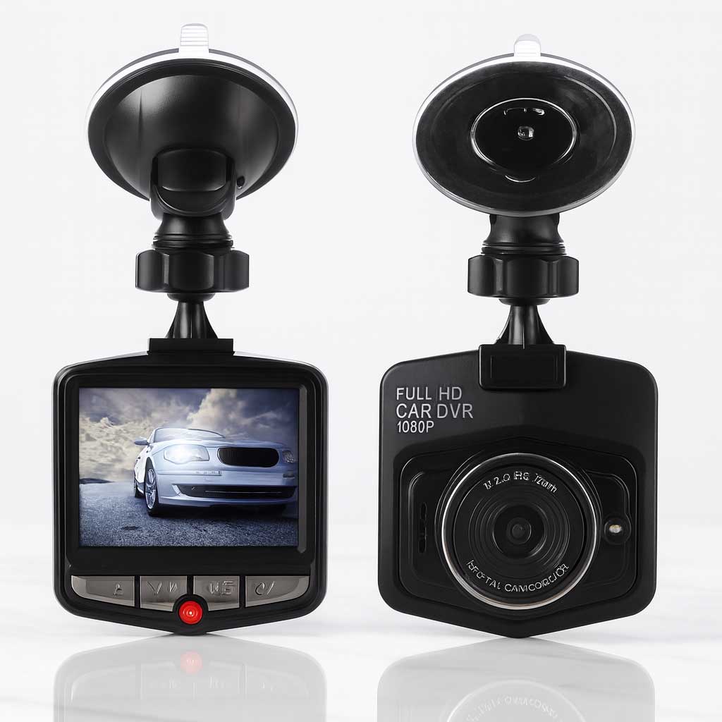 DriveProof - Kompakt Bilkamera med Vidvinkel, Loop-inspelning & Parkeringsövervakning