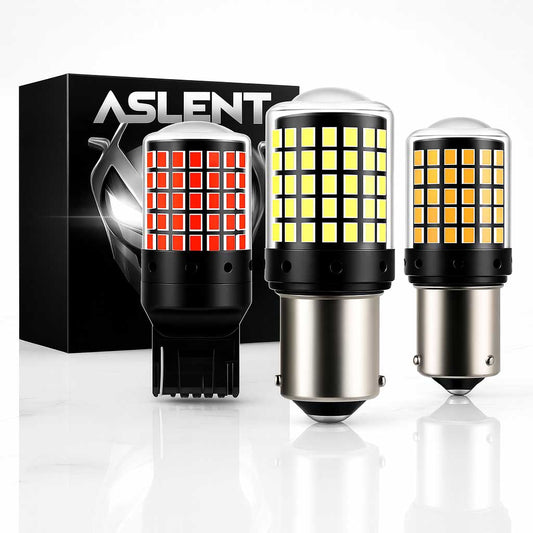 BrightCore -  2-pack Signal LED-lampor för blinkers och bromsljus | CanBus-kompatibla 12V för bil & MC