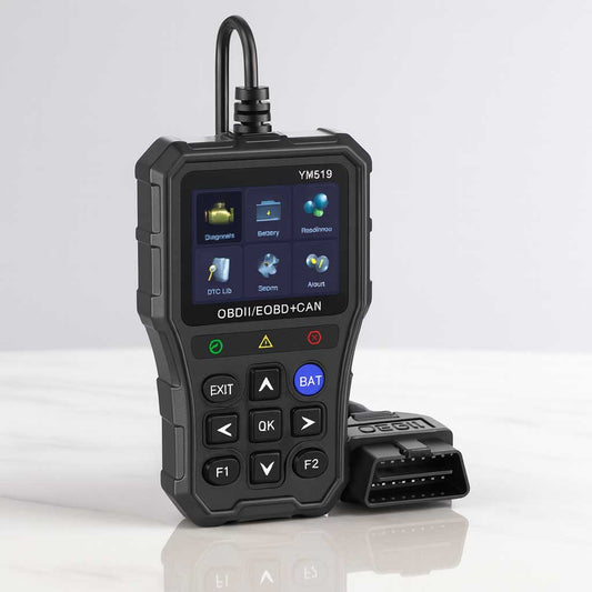 ScanNova - YM519 ProCheck | OBD2 Bilscanner med Batteritest, Felkodsläsare och Realtidsdata